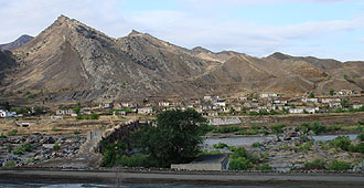 Azerbaidschanisches Dorf in Nagorno Karabach