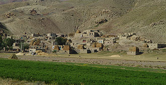 Dorf in türkischer Grenznähe bei Chaldiran