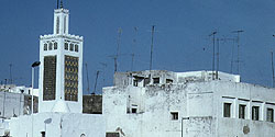 Minarett in der Altstadt von Tetouan