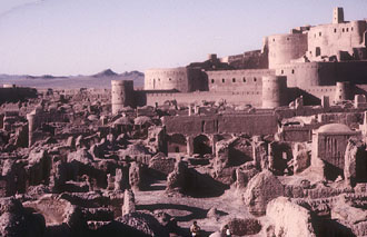 Sassanidische Ruinenstadt in Bam, Iran