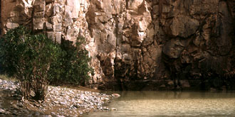 Ein Guelta im Tassili-n-Ajjer Gebirge