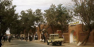 Hauptstrasse in Tamanrasset