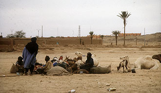 Tuareg im Oued von Tamanrasset