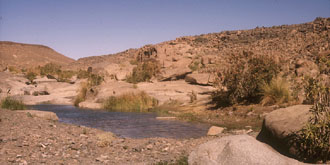Guelta von Imlaoulaouene im Hoggar