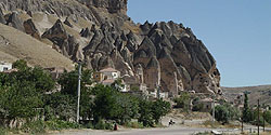 Das Dorf Selime am Eingang zur Ihlara Schlucht