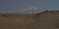 Die Gletscherkappe des Ararat